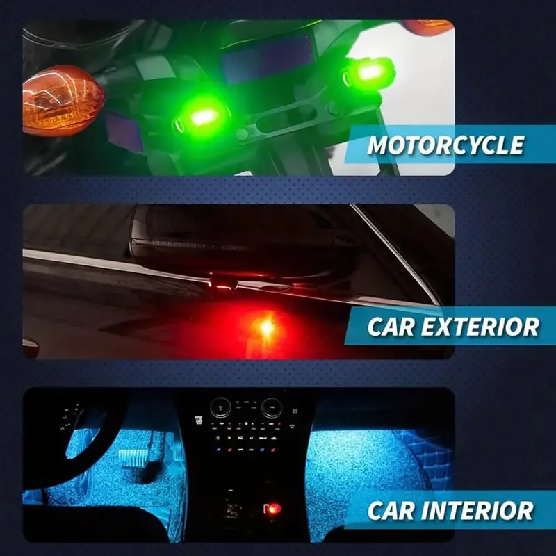 Wireless remote control showing color options