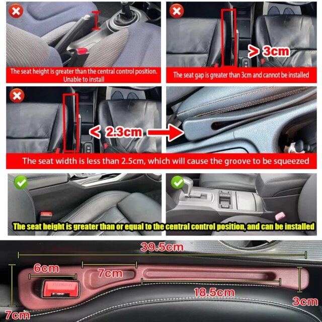 Seat Gap Filler – Stop Items Falling Down Your Car Seats!