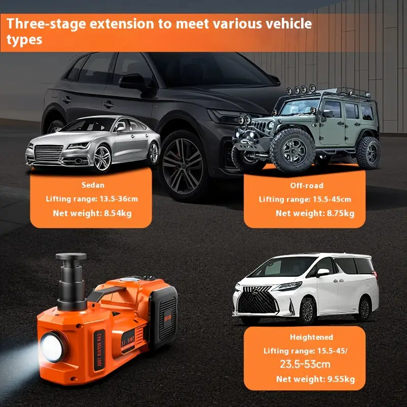 3 Ton Car Jack: Pro-Grade Hydraulic Floor Lift Tool for Cars