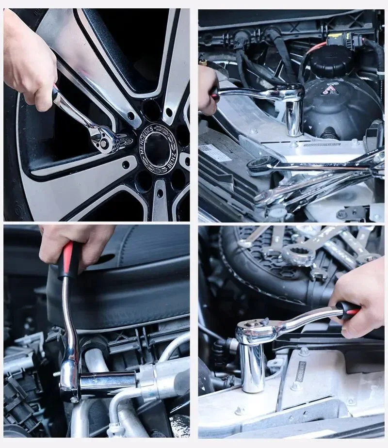 Socket Sets: Durable Chrome Vanadium Complete Tool Kit