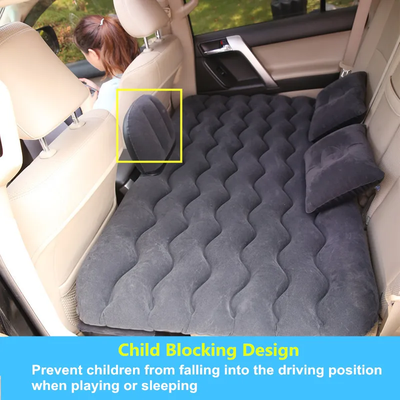 Military grade PVC material and reinforced seams on car air mattress