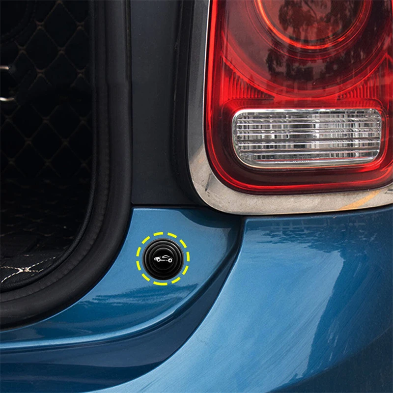 Car door shock absorbers applied to trunk and hood contact points for comprehensive protection