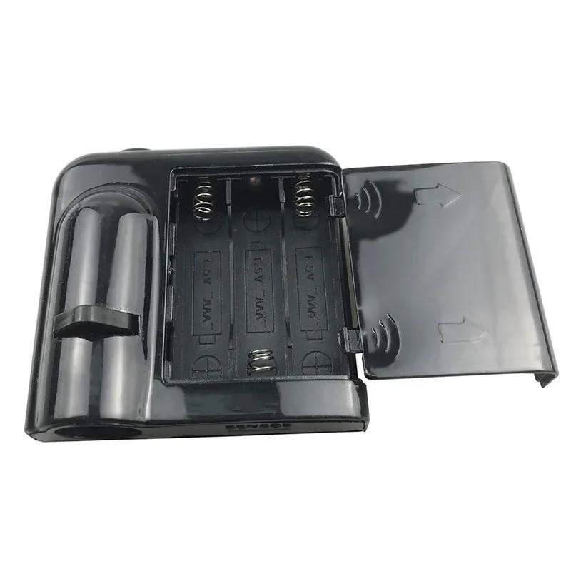 Swappable Logo Tray Swappable logo slide tray inside the wireless door projector light