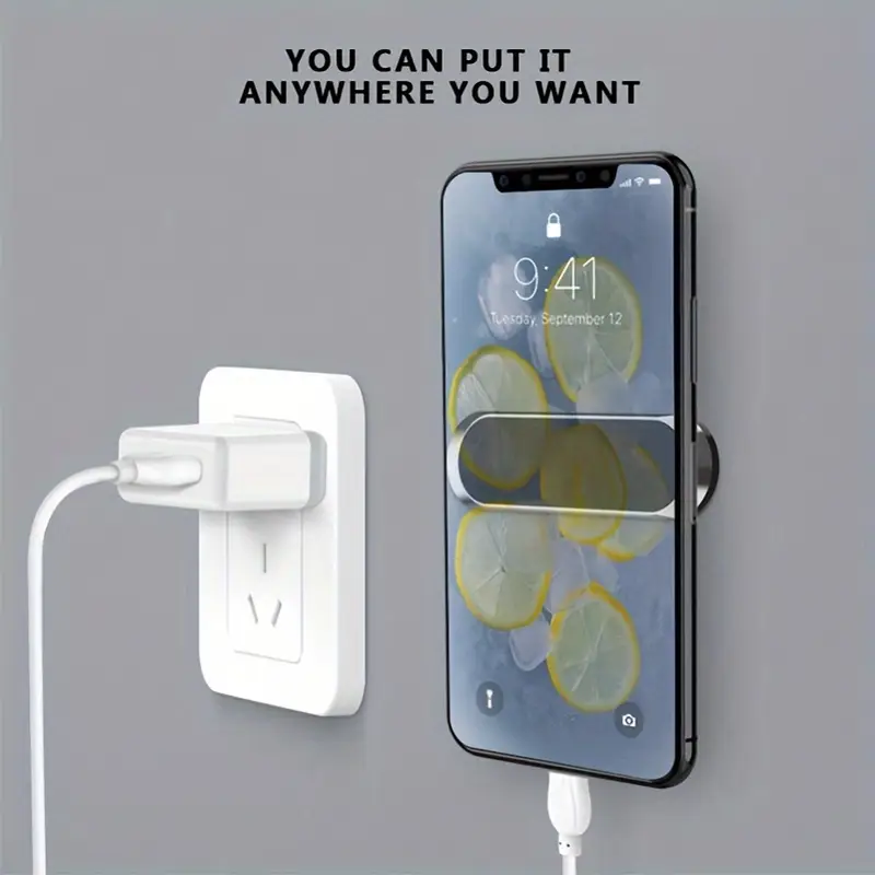 Magnetic Car Phone Holder doubling as a desktop stand