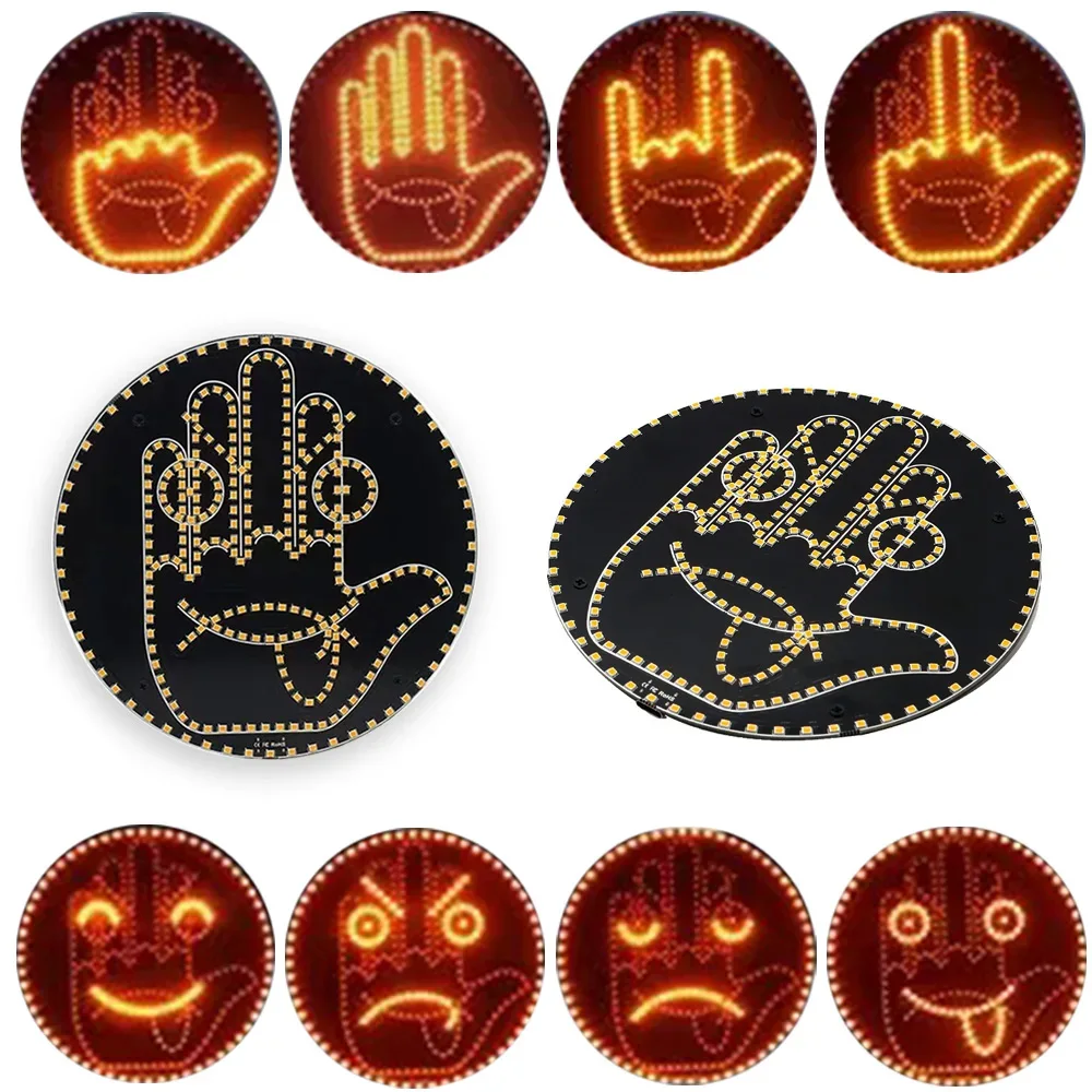 LED Hand Sign for Car Main View LED Hand Sign for Car portable traffic display
