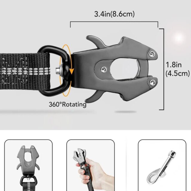 Dog Seat Belt – Locking Nylon Pet Restraint Swivel Latch!!