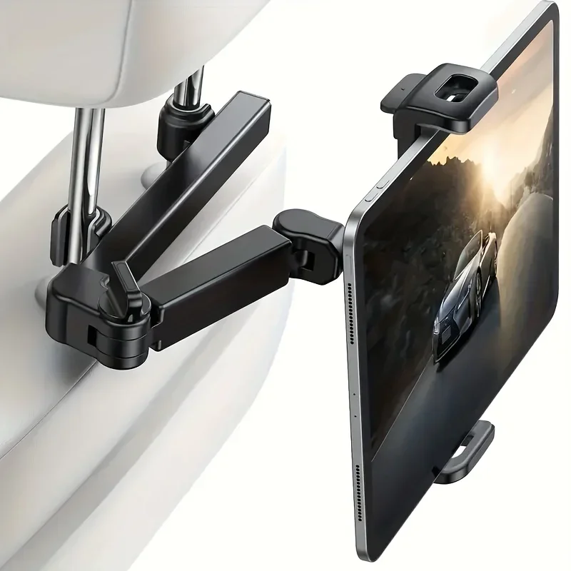 Silicone padded clamp walls on tablet holder for car protecting device from scratches