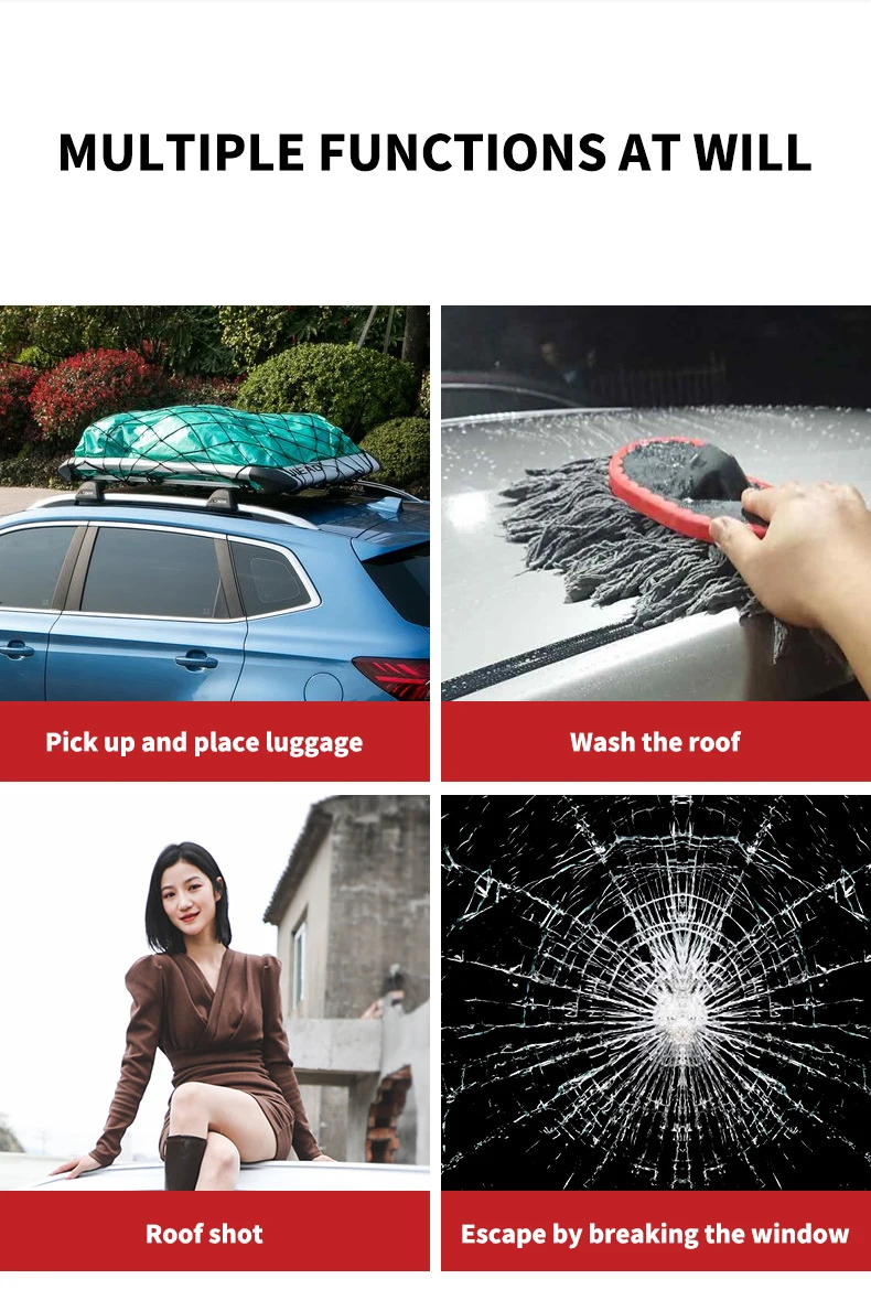 Car Door Step: Foldable Latch Hook for Easy Roof Rack Access Car Door Step: Foldable Latch Hook for Easy Roof Rack Access