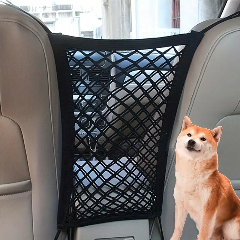 Cargo Net for SUV – Elastic Car Storage Mesh Cargo Net for SUV elastic storage mesh installed between front seats