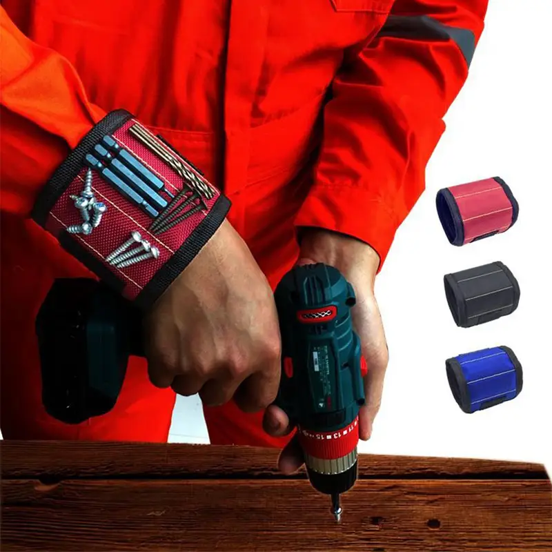 16-Magnet Neoprene Safe Tool Holding Band Magnetic Wristbands