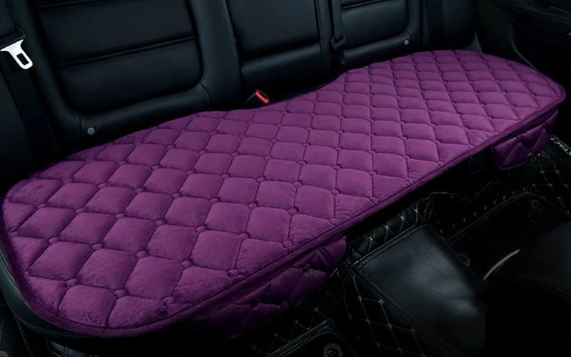 Plush Covers for Car Seats and Soft Seat Pad Protector Set