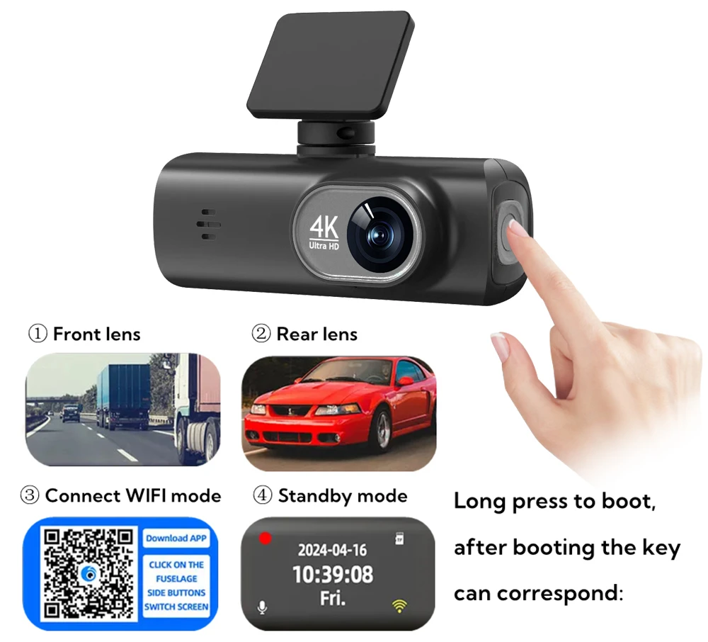 Car Cameras with Night Vision – Dual Lens Infrared Safety System Car Cameras with Night Vision dual lens system with infrared night vision