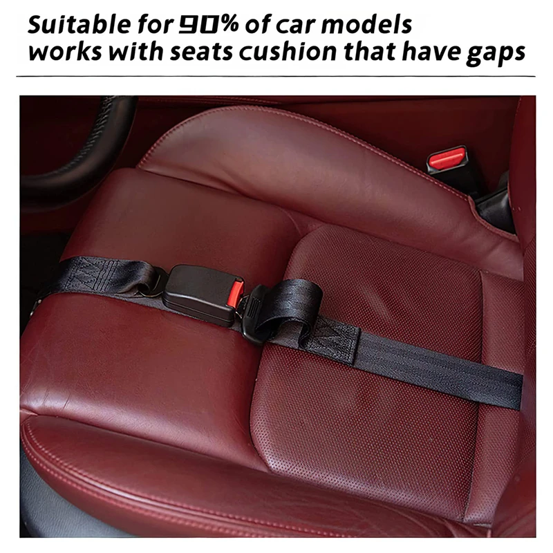 High-strength steel hook and reinforced nylon strap on pregnancy seat belt