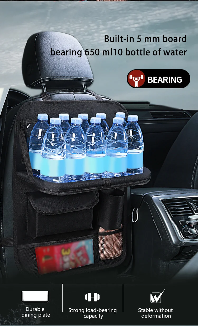 Back Seat Car Organizer Travel Kids Hanging Storage Bag PU Back Seat Car Organizer Travel Kids Hanging Storage Bag PU