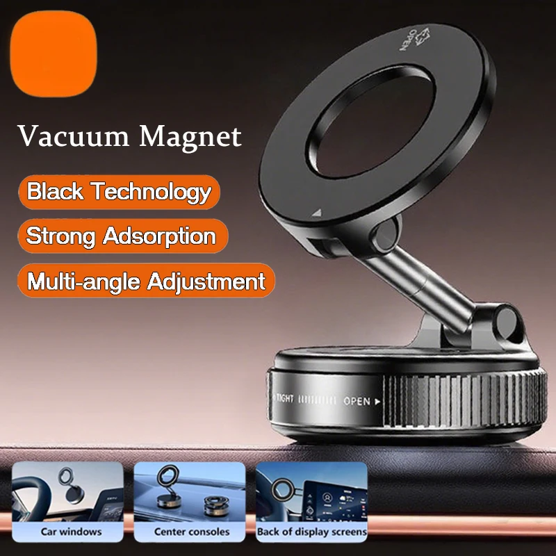 Magnetic Phone Holder For Car vacuum suction mount