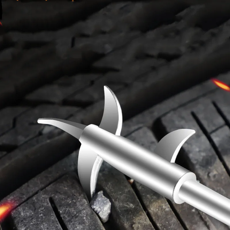 Tire Cleaning Hook made of hardened stainless steel