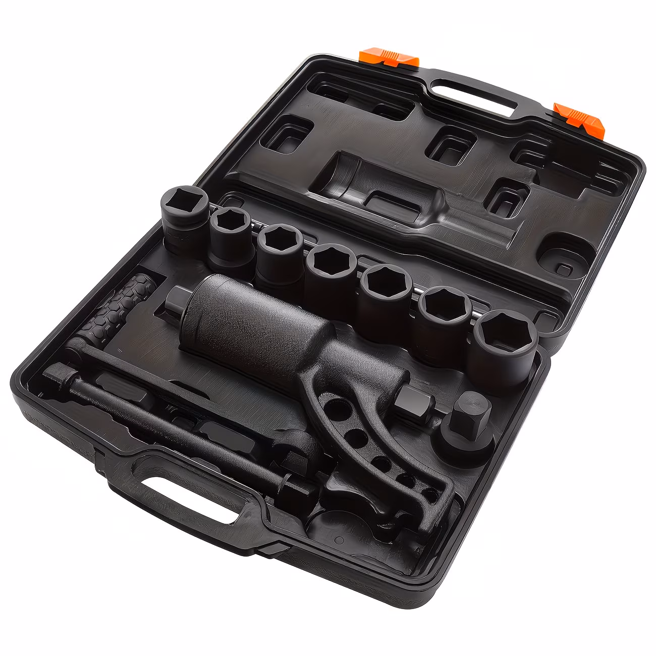 Torque Multipliers manual lug nut wrench set in carrying case