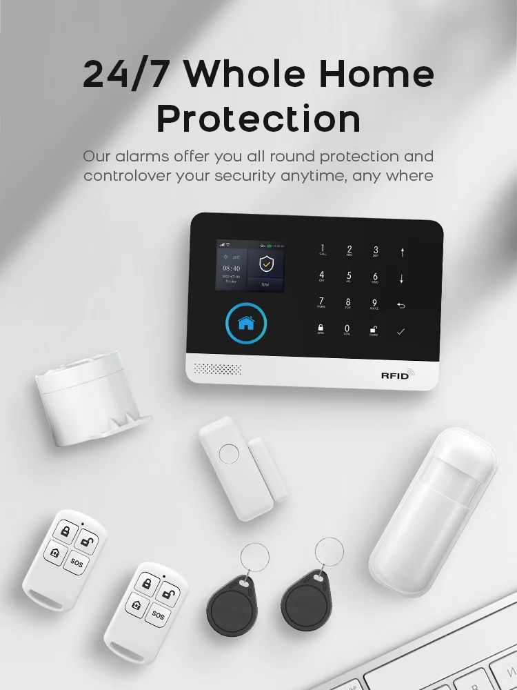 Smart Wireless Security Hub alarm system for home security smart hub