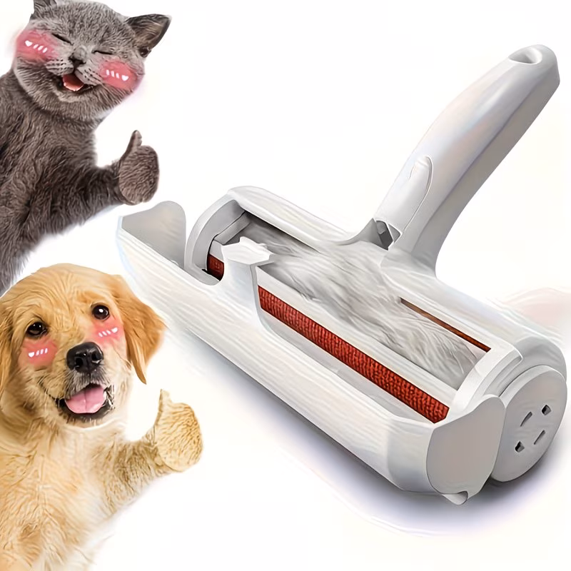 Transparent Waste Chamber Transparent waste collection chamber on the pet hair tool