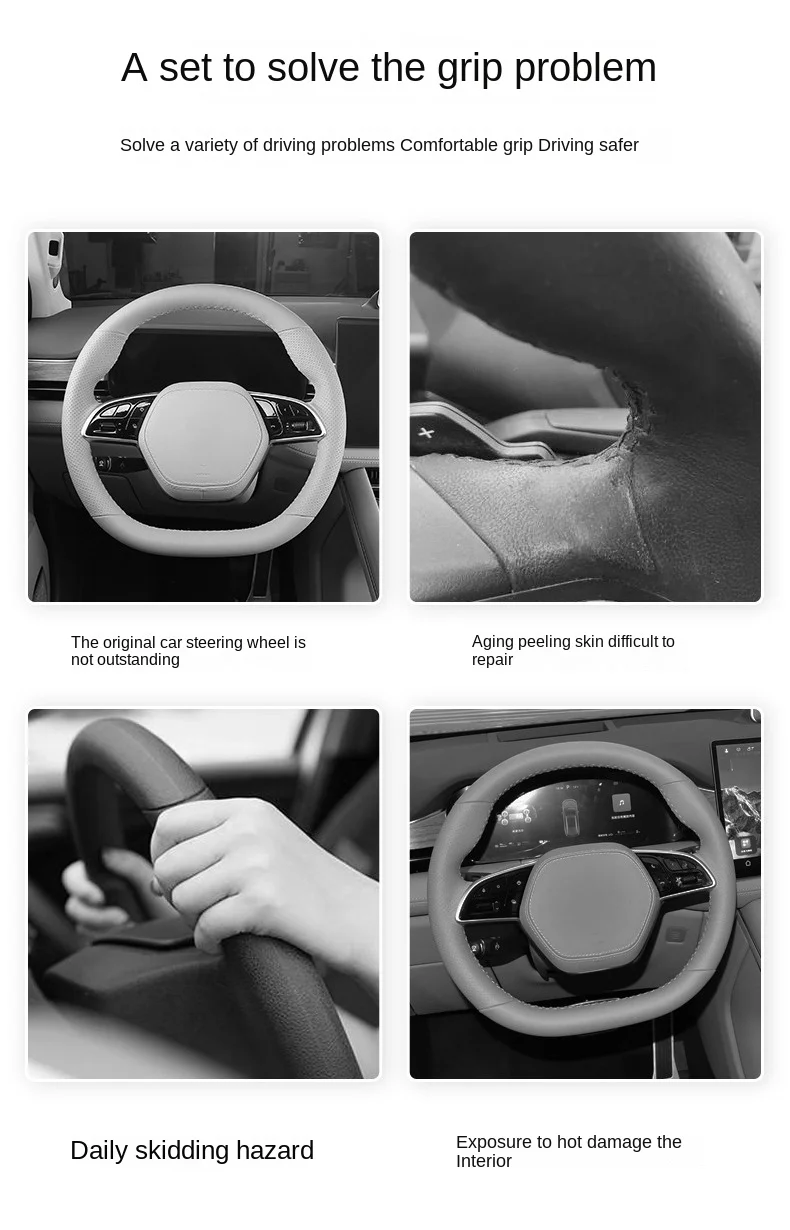 Universal 38cm Fitment Universal 38cm silicone cover installed in a vehicle interior