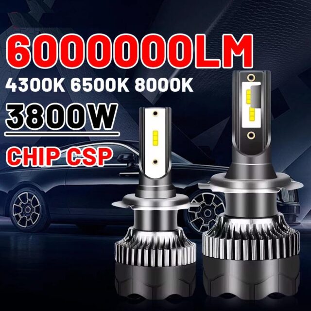 LED Headlight | 12V Bulb Kit with H11 Socket Options